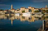 Reaching the island of Rab